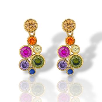 Σκουλαρίκια κρικάκι απο επιχρυσωμένο ασήμι 925° (code FC011391)