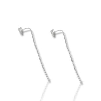 Σκουλαρίκια απο επιπλατινωμένο ασήμι 925° (code FC011450)