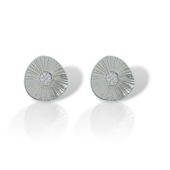 Σκουλαρίκια απο επιπλατινωμένο ασήμι 925° (code FC012774)