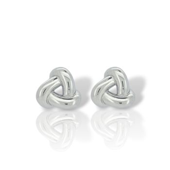 Orecchini NODO in argento 925° rodiato (GEM21385)
