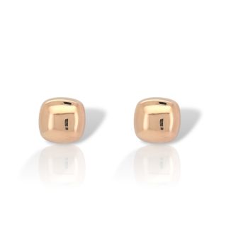 Σκουλαρίκια απο επιχρυσωμένο (ροζ χρυσό) ασήμι 925° (code GEM21388)