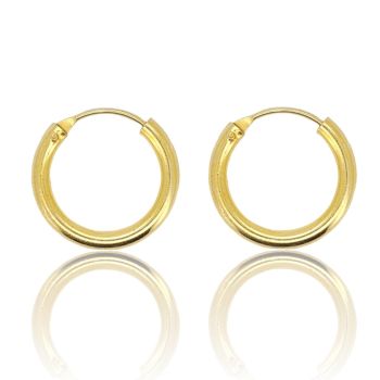Orecchini in argento 925° dorato  (code M002555)