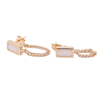 Σκουλαρίκια  απο επιχρυσωμένο ασήμι 925°  (code FC004257)