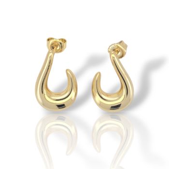 Orecchini in argento 925° dorato  (code SHK900147)
