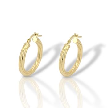 Orecchini in argento 925° dorato  (code SHK905111)