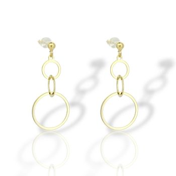 Orecchini in argento 925° dorato  (code SHK906149)