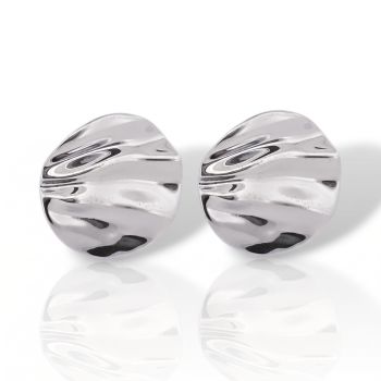 Orecchini in argento 925° rodiato  con zirconi cubici (SL000021)