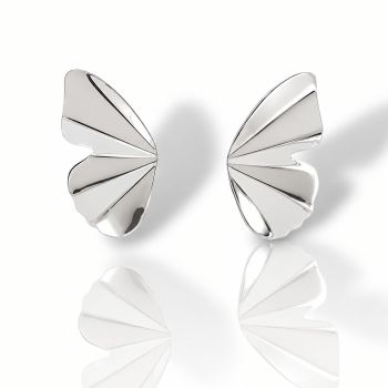 Orecchini Farfalla in argento 925° rodiato  (code SL001844)