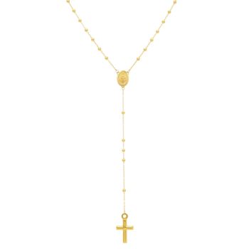 Collana Rοsario in oro giallo k9 (code S200746)