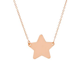 Girocollo Stella in oro rosa k14 (code S230900)