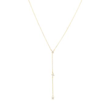 Punto di luce in oro giallo k9 con zirconia cubica (code S274937)