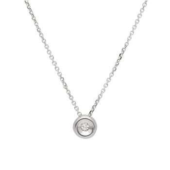 Punto di luce in oro bianco k9 con Diamante (code  S282986BB)