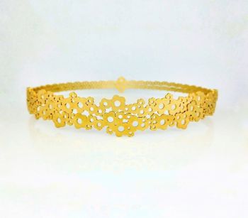 Corone Nuziali LAKALUKA Primavera dorate oro Giallo