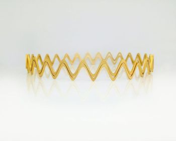 Corone Nuziali LAKALUKA Tresser dorate oro Giallo