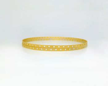 Corone Nuziali LAKALUKA Polka Dots dorate oro Giallo