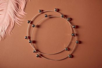 Corone Nuziali LAKALUKA Metallic Pearls