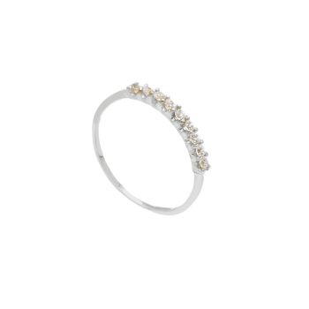 White gold eternity ring k14 (code S244520)