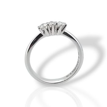 ΄΄Spina΄΄ TRILOGY in Oro Bianco κ18 con 3 diamanti (code IBM038159)