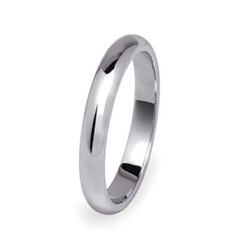 Patinum wedding rings 950º 3.4mm (code  FPU030PT)