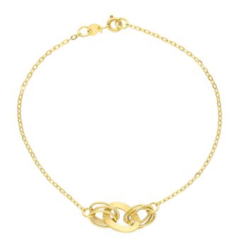 Bracciale in oro giallo k9  (code S166800)