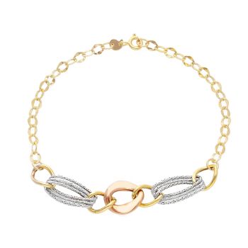 Βραχιόλι απο χρυσό κ9 (code S166924)