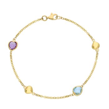 Βραχιόλι απο χρυσό κ14 (code S203062)