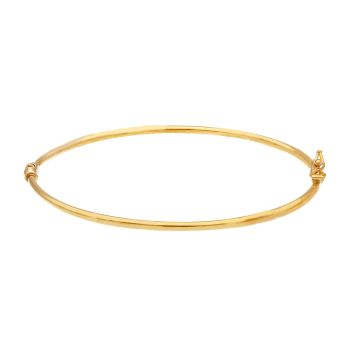 Bracciale rigido in oro giallo k14 (codeS205129)