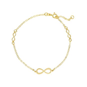 Bracciale in oro Giallo k9 Infinito (code S206847)