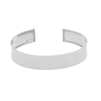 Βραχιόλι απο λευκό χρυσό κ14 (code S221096)