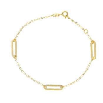Βραχιόλι απο χρυσό κ14 (code S266392)