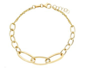 Βραχιόλι απο χρυσό κ14 (code S266706)