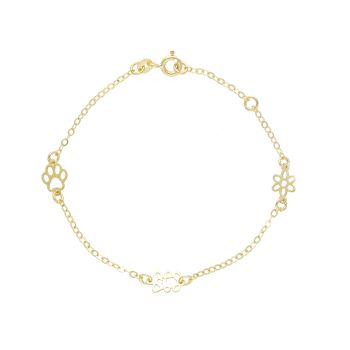 Βραχιόλι απο χρυσό κ9 (code  S278042)