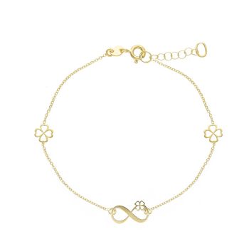 Bracciale in oro Giallo k9 Infinito (code S289222)