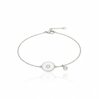 Bracciale in oro Bianco  k14 (code AL008220)