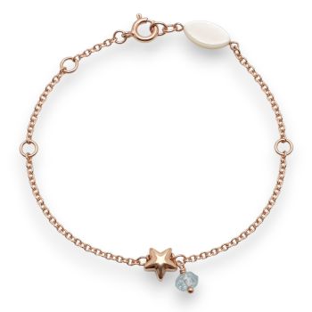 Rose gold bracelet k9 with stars (code AL2167)