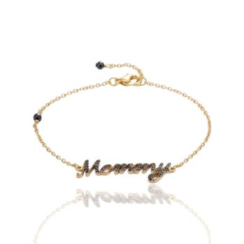 Bracciale in oro Rosa k9, Mommy (code AL2494)