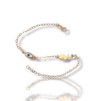 Bracciale in oro Rosa k9 (code AL2723)