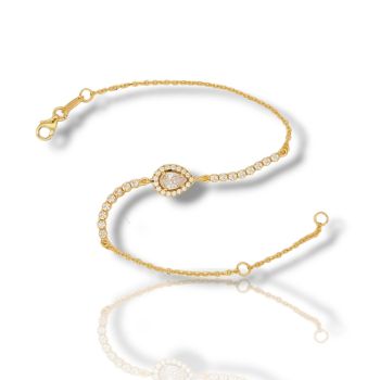 Βραχιόλι απο κίτρινο χρυσό κ14  (code AL2822)