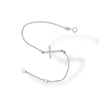 Bracciale in oro Bianco  k9  (code AL2919)