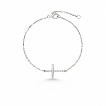 Bracciale in oro Bianco  k9  (code AL2919)