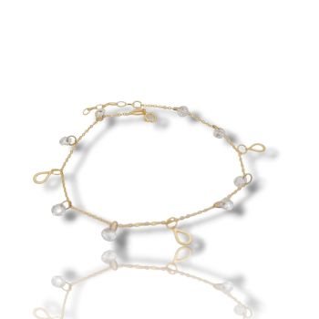 Bracciale in oro Giallo k14 (code  M2650)
