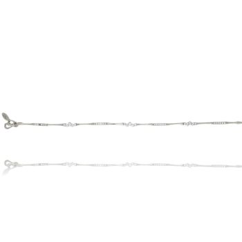 Βραχιόλι απο λευκόχρυσο κ14 (code M2906)