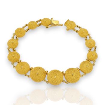 Bracciale oro Giallo k14 (code M2924)
