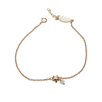 Bracciale in oro rosa k9 STELLINA (code AL2167)