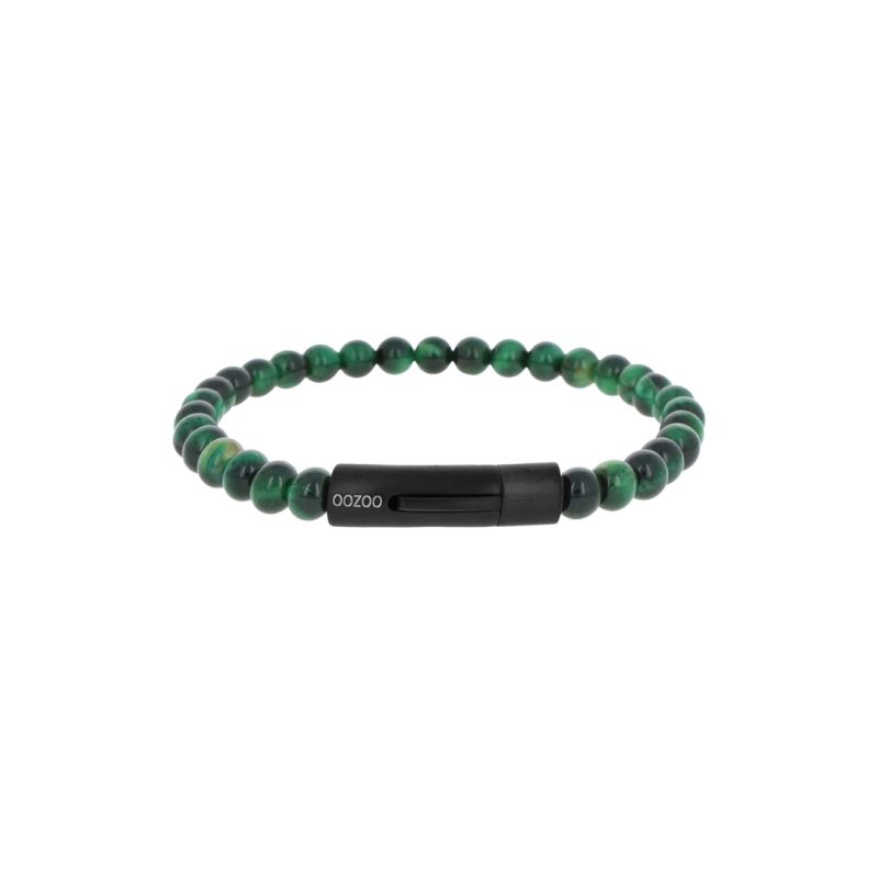 Φωτογραφία από Ατσάλινο βραχιόλι Green tiger eye  21mm (SB-1063-210)