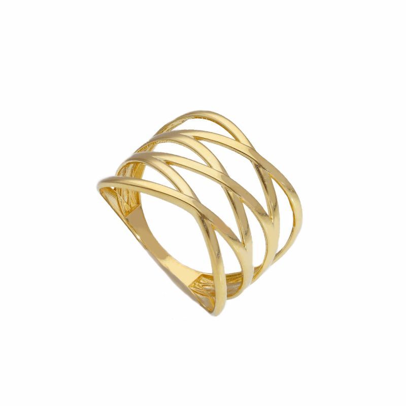 Φωτογραφία από Yellow gold ring k14  (code S258199)