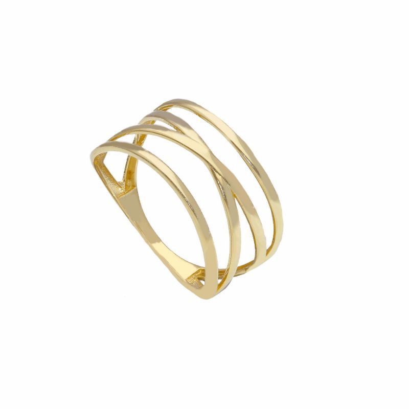 Φωτογραφία από Yellow gold ring k14  (code S258201)