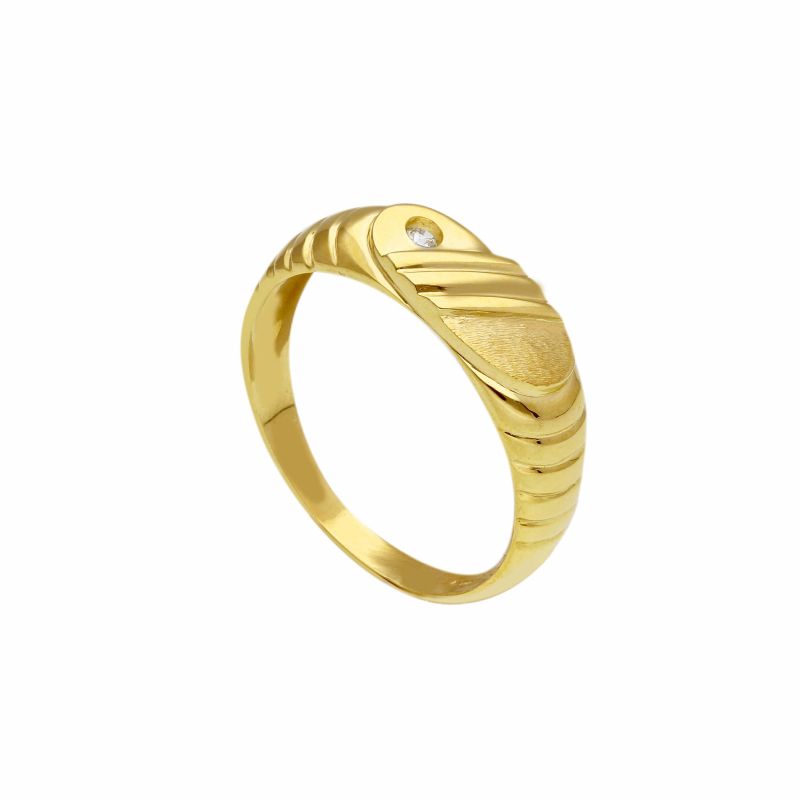 Φωτογραφία από Golden ring k9 with zirgons (code S178398)