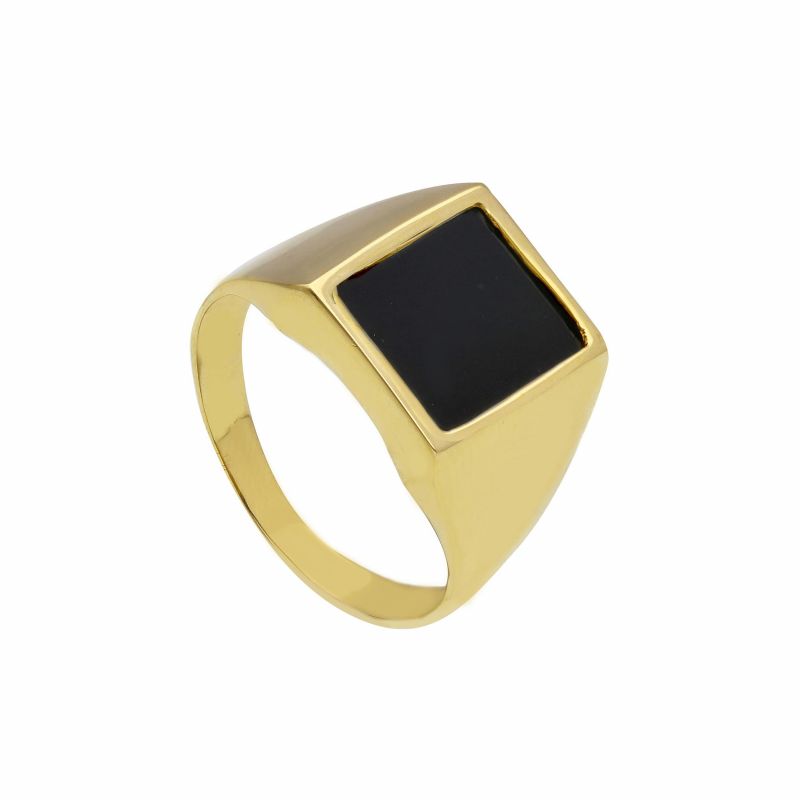 Φωτογραφία από Golden ring k9 with onyx (code S193999)