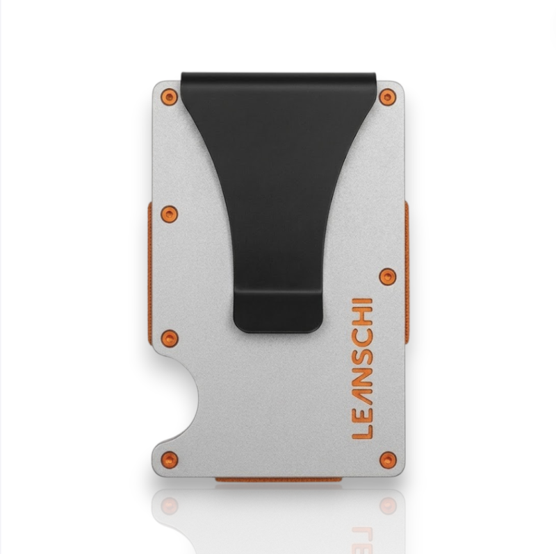 Φωτογραφία από LEANSCHI Tech-Wallet – Μεταλλικό Πορτοφόλι & Θήκη Καρτών με Κλιπ Χαρτονομισμάτων & Προστασία RFID